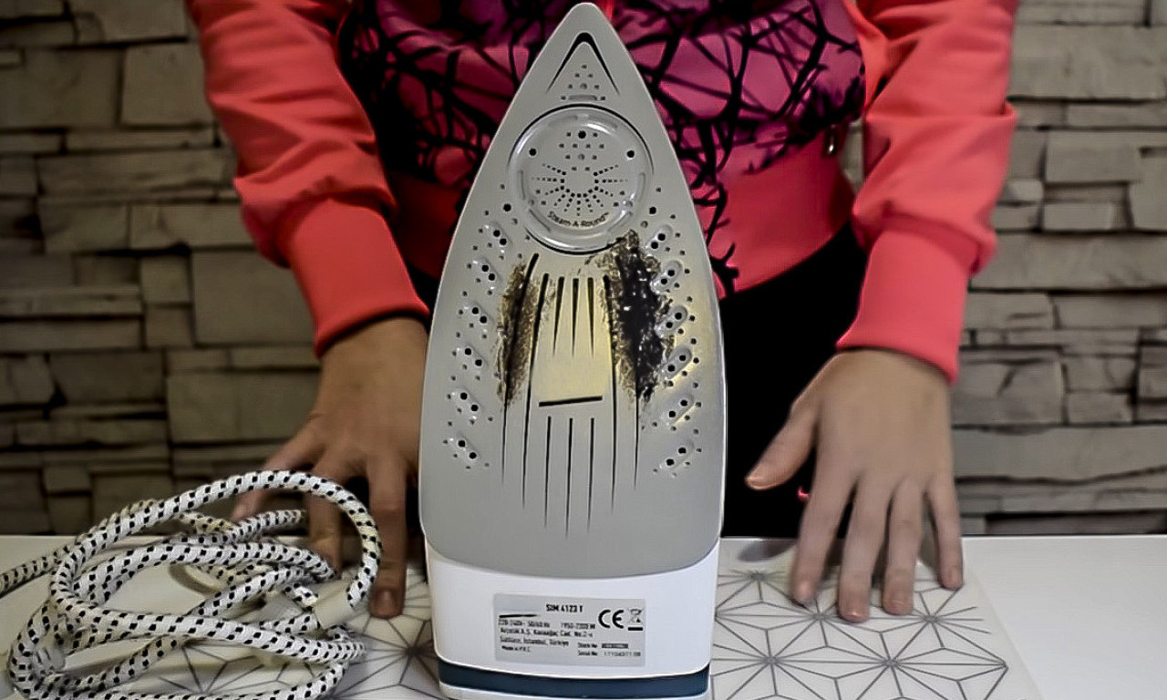 ZA SAMO 2 MINUTA DO ČISTE PEGLE Trik koji štedi živce i novac!