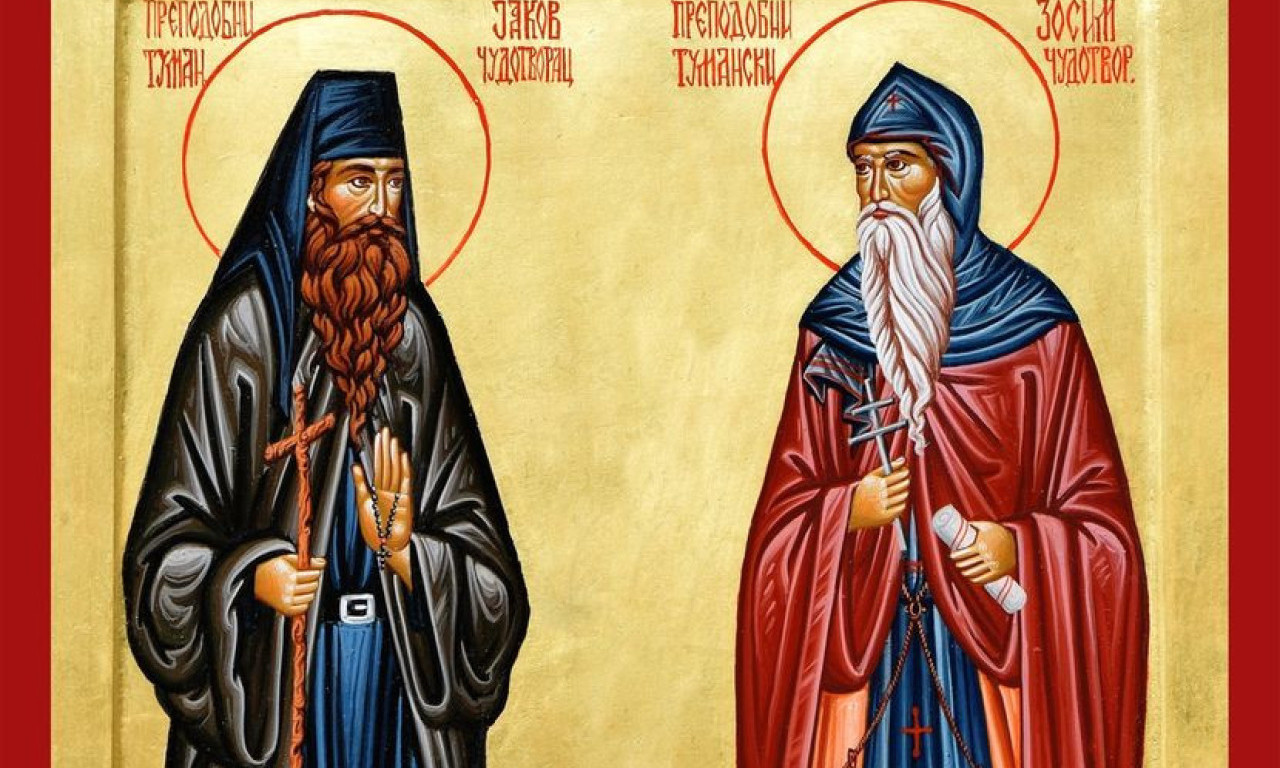 DAN TUMANSKIH ČUDOTVORACA Svetom Zosimu i Jakovu vernici se mole za zdravlje, isceljenje i pomoć u nevolji