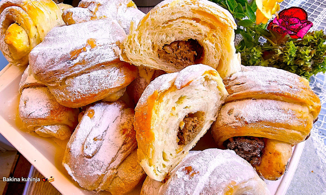 KIFLICE SA PUTEROM Ukusne i jednostavne da se naprave! (VIDEO)