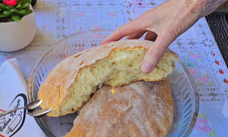 POGAČA GOTOVA ZA 20 MINUTA! Nema kvasca, nema mešenja