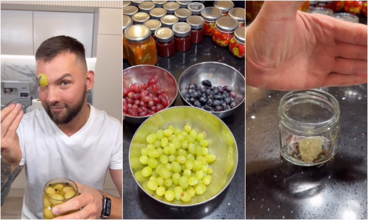 ZIMNICA KAKVU JOŠ NISTE PROBALI Marinirano grožđe – delikates za one koji ne vole masline! (VIDEO+RECEPT)