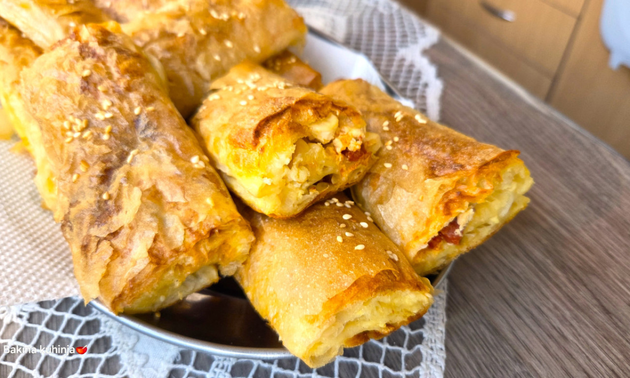 GIBANICA SA SIROM I KULENOM Idealna je za doručak, večeru ili da je ponesete na put! (RECEPT)