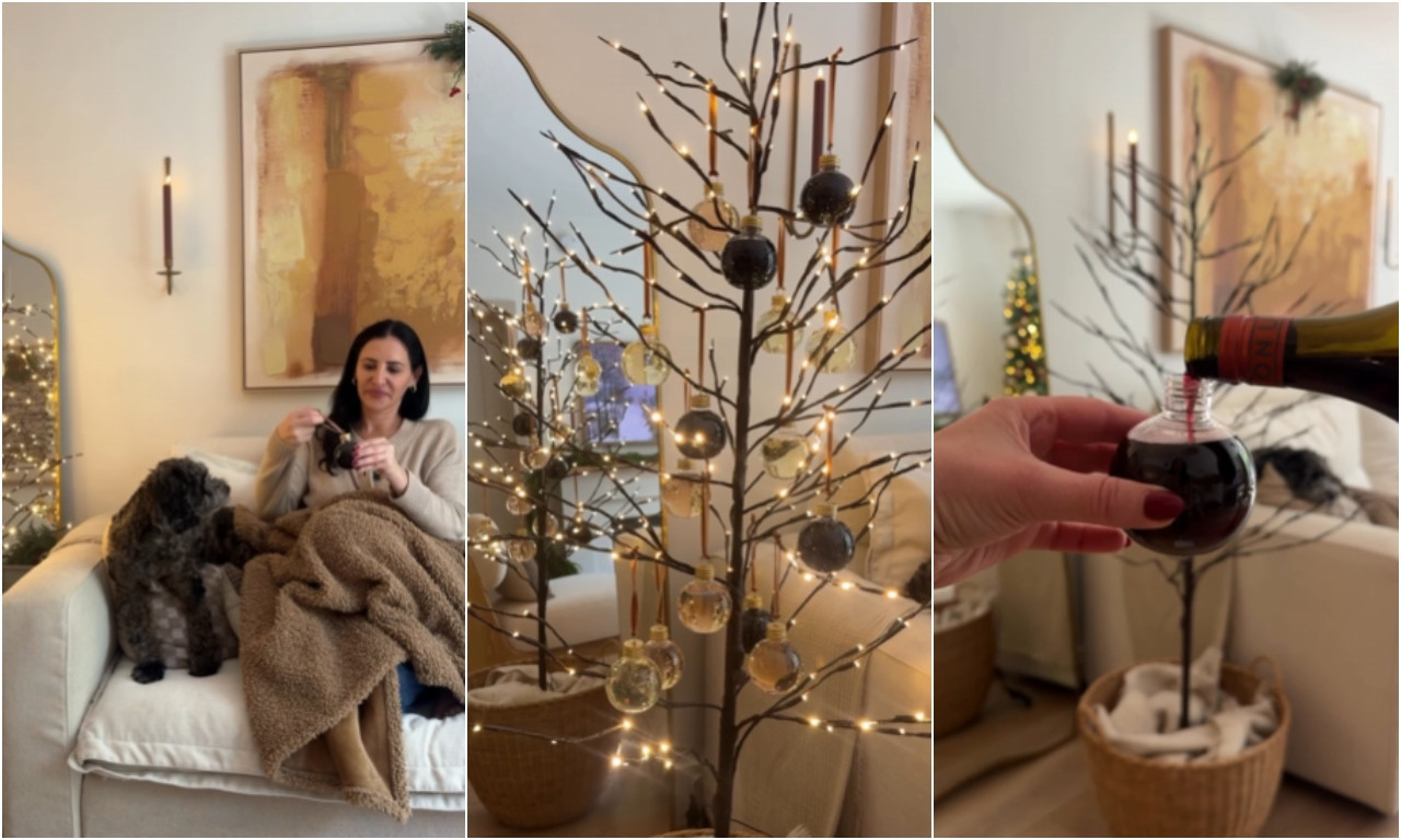 VINO U NOVOGODIŠNJE KUGLE ZA JELKU? NORMALNO! Evo kako da posluženje pretvorite u dekoraciju za pamćenje