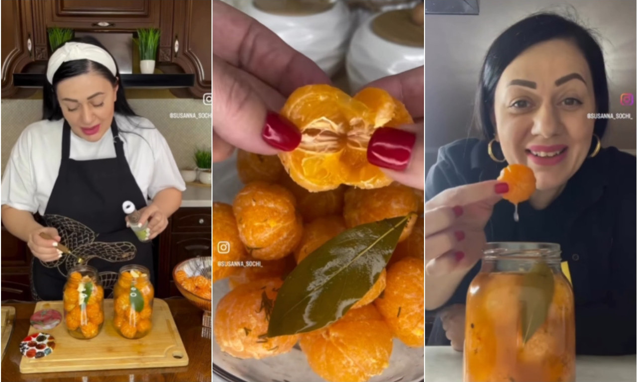 DA LI STE PROBALI KISELU ZIMNICU SA MANDARINAMA? Ovaj recept je zaludeo internet, a evo kako se pravi (VIDEO)