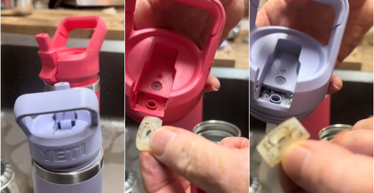 ZABRINUTI TATA UPOZORAVA RODITELJE Crna buđ se krila u popularnim flašicama za vodu – a deluje potpuno čisto!