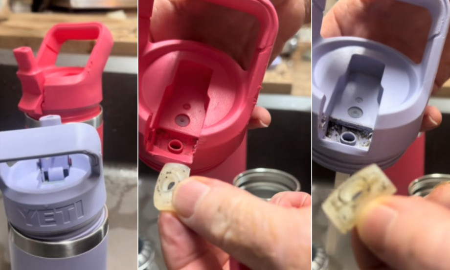 ZABRINUTI TATA UPOZORAVA RODITELJE Crna buđ se krila u popularnim flašicama za vodu – a deluje potpuno čisto!