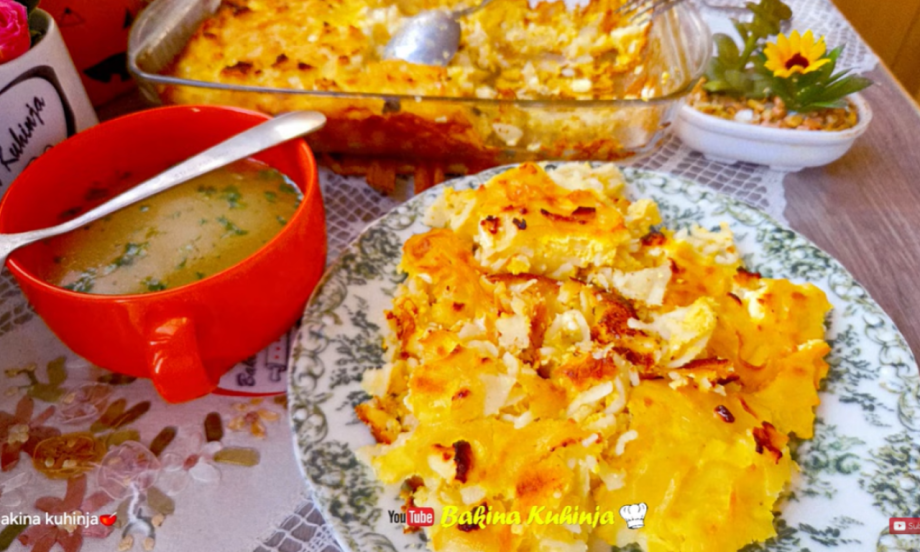 ZAPEČENA TESTENINA SA JOGURTOM Deca ih obožavaju, probajte i vi!