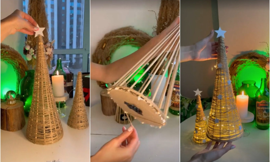 PRAVI SE ZA JEDNO POPODNE Ova DIY jelkica greje kuću i pravi prazničnu atmosferu! (DIY VIDEO)