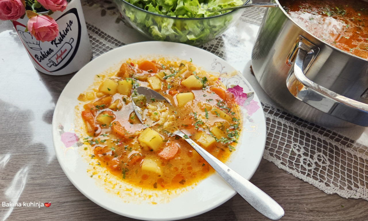 POSNO VARIVO SA TARANOM Miriše na detinjstvo, na ono "kako se nekad jelo"