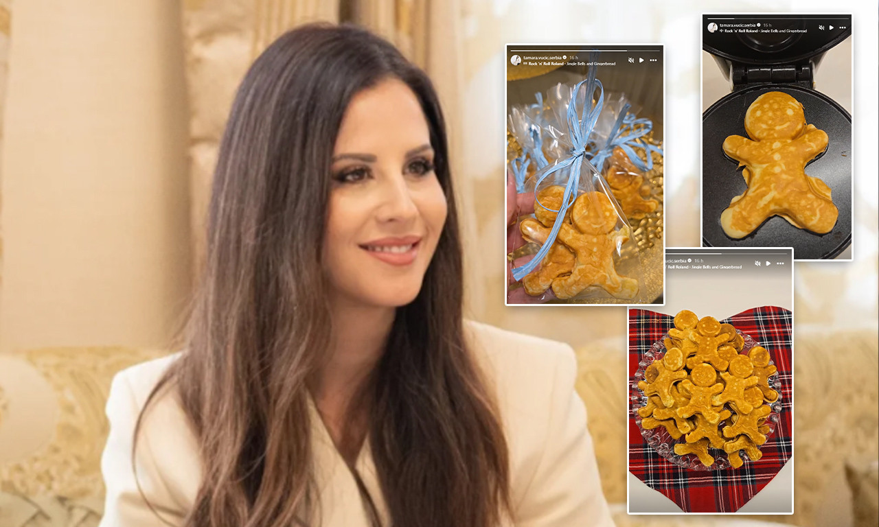 TAMARA VUČIĆ PRAVI VAFLE ZA SINA Savršeni ritual prve dame za praznike (VIDEO)