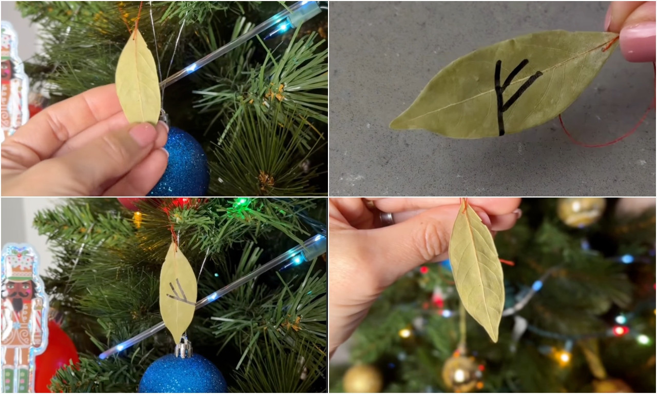 OKAČITE LOVOR NA JELKU I PRIVUCITE NOVAC U 2026! Staro verovanje koje obećava uspeh - vreme je da vam "krene"! (VIDEO)