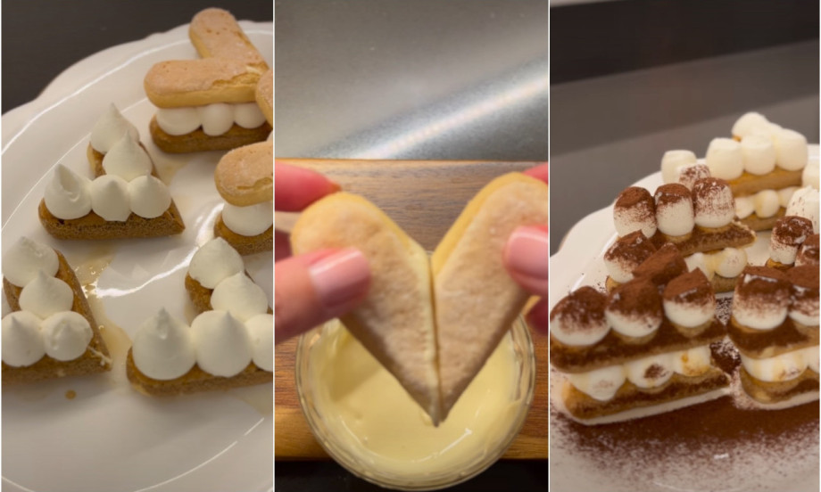 SAVRŠENI TIRAMISU U OBLIKU SRCA Desert koji izgleda kao iz poslastičarnice, a pravi se kod kuće (VIDEO)