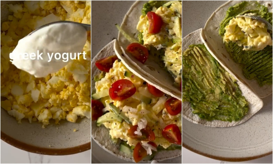 BRZI WRAP SA SALATOM OD JAJA Lagan, zasitan i savršen za ravan stomak! (VIDEO)