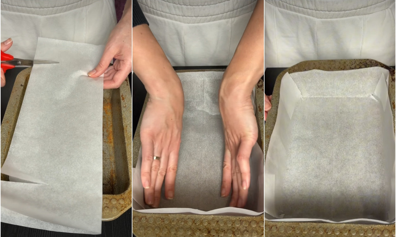 TRIK ZA PEK PAPIR KOJI SPAŠAVA ŽIVCE Ovako ga stavite u pleh i ništa se neće lepiti (VIDEO)