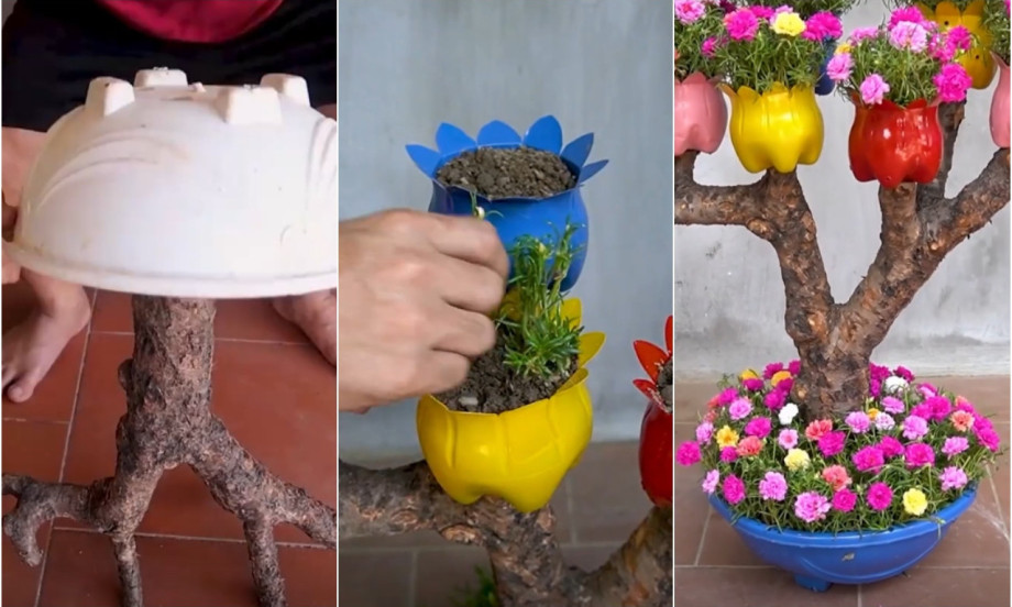 OD STARE FLAŠE DO CVETNOG DRVETA Uradite sami dekoraciju koja izgleda kao iz kataloga (DIY VIDEO)