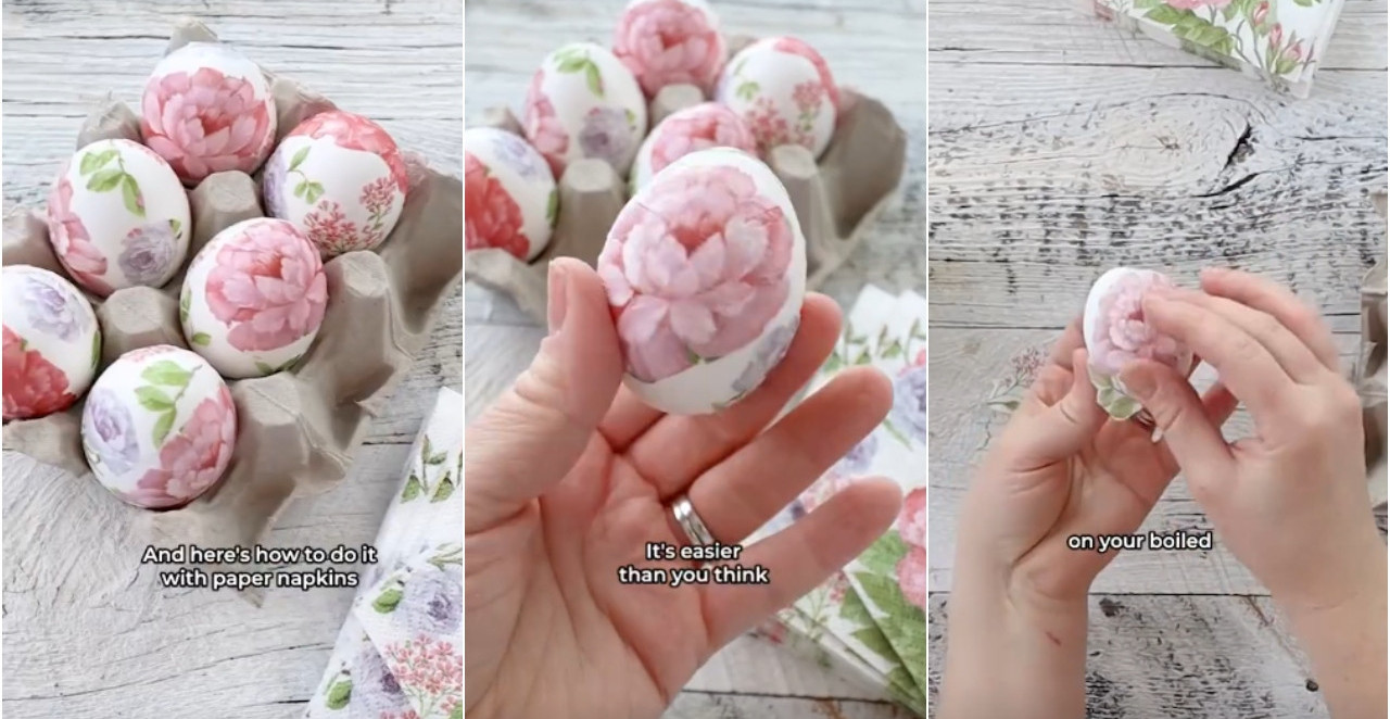 HIT TEHNIKA ZA USKRS Napravite najlepša jaja uz pomoć salvete!