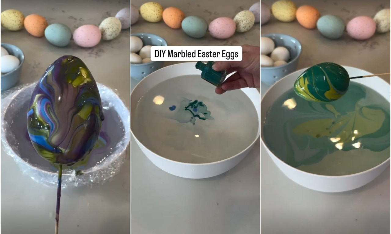 ŠARENA JAJA KAO IZ SALONA Hit trik s lakom za nokte zaludeo sve! (VIDEO)