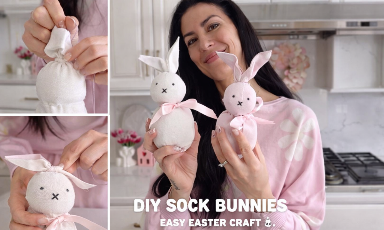 NAPRAVITE NAJSLAĐEG USKRŠNJEG ZECA Potrebna vam je samo jedna čarapa (VIDEO)