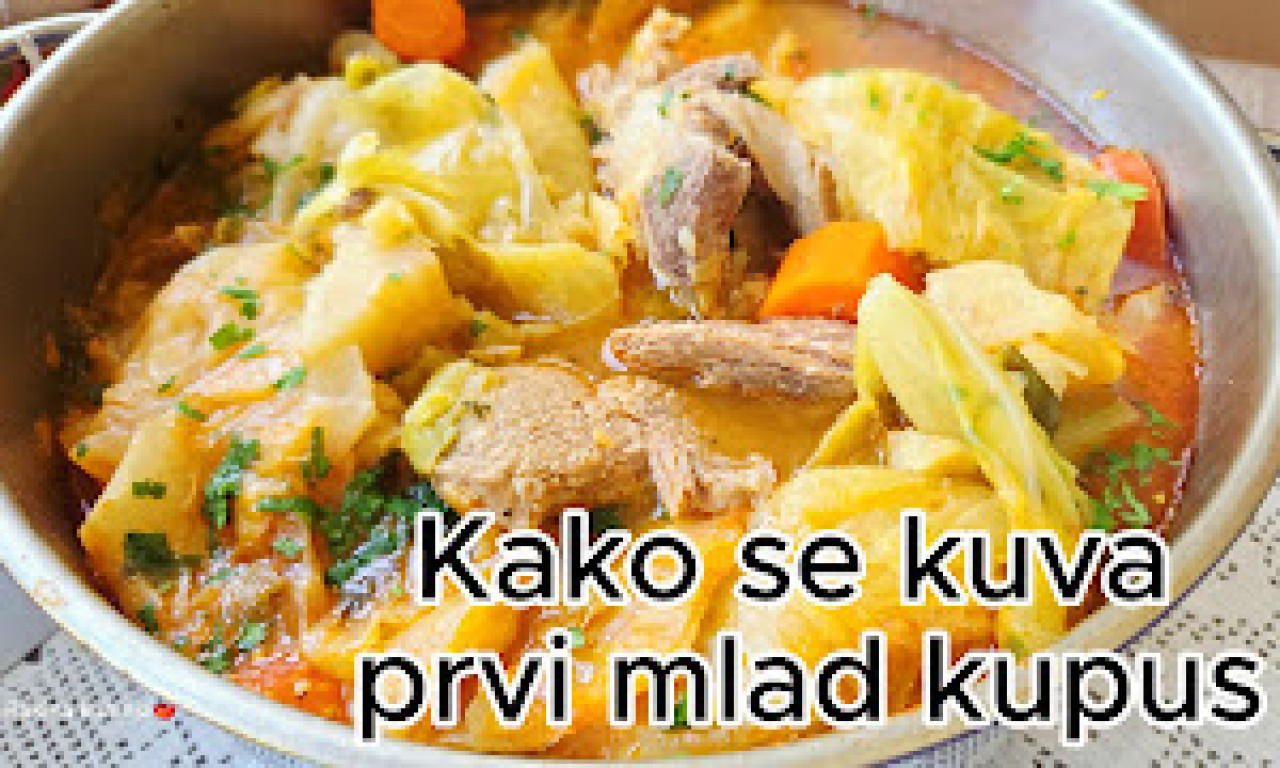 DOMAĆINSKI RUČAK Kako se kuva prvi mlad sladak kupus sa krmenadlama