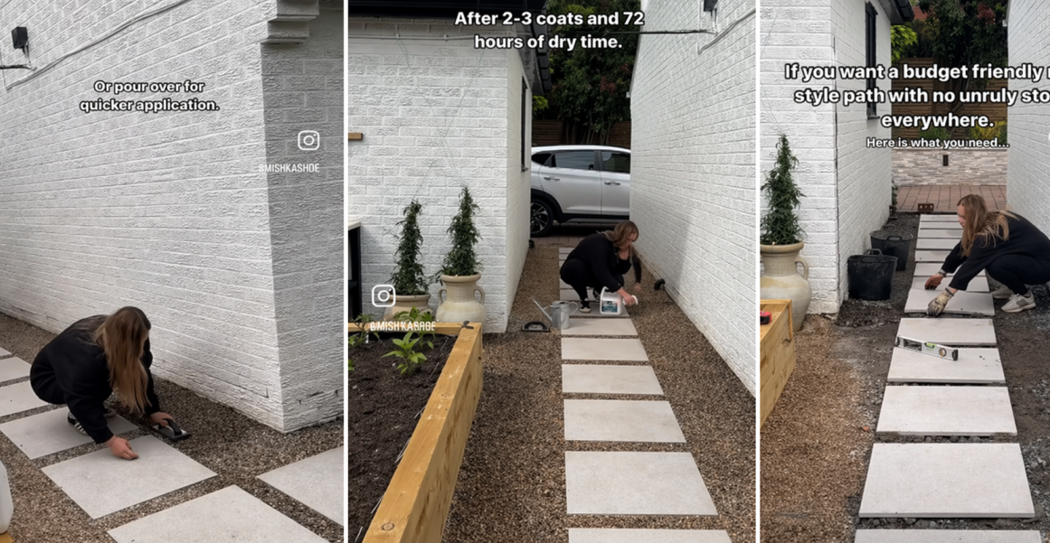 STAZA KAO IZ LUKSUZNOG DVORIŠTA, ZA MALE PARE Evo kako sami da napravite savršenu baštensku stazu (DIY)