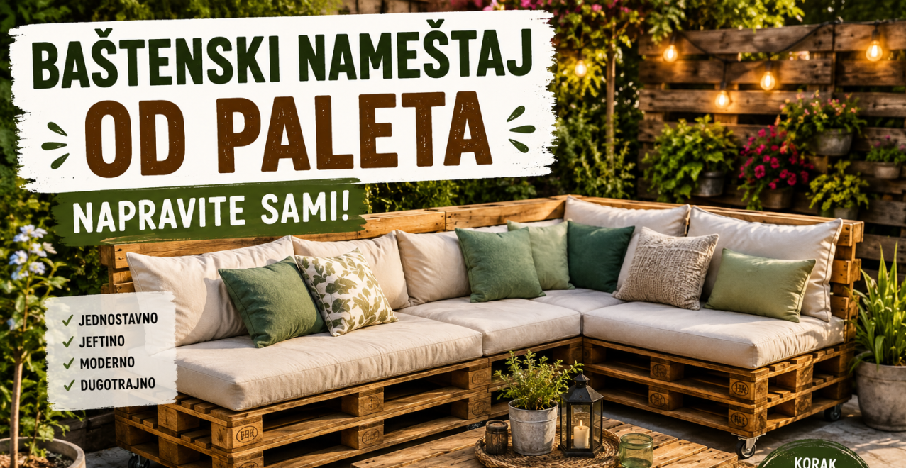 OD STARIH PALETA NAPRAVITE PRAVI BAŠTENSKI RAJ Evo kako da sami napravite ugaonu garnituru za dvorište (KORAK PO KORAK)