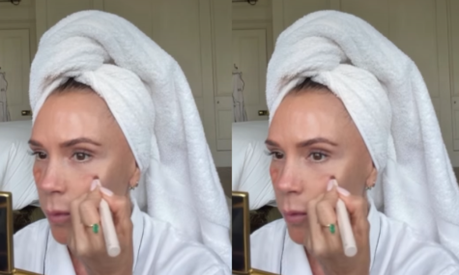VIKTORIJA BEKAM OTKRILA ČUDAN TRIK ZA RUMENILO! Crta srca po licu, a rezultat je oduševio žene širom sveta (VIDEO)