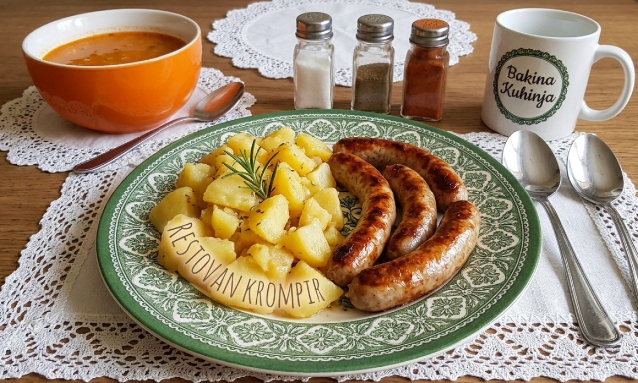 BRZA I JEFTINA IDEJA ZA RUČAK - RESTOVAN KROMPIR KAO PRILOG ILI SAMOSTALNO JELO