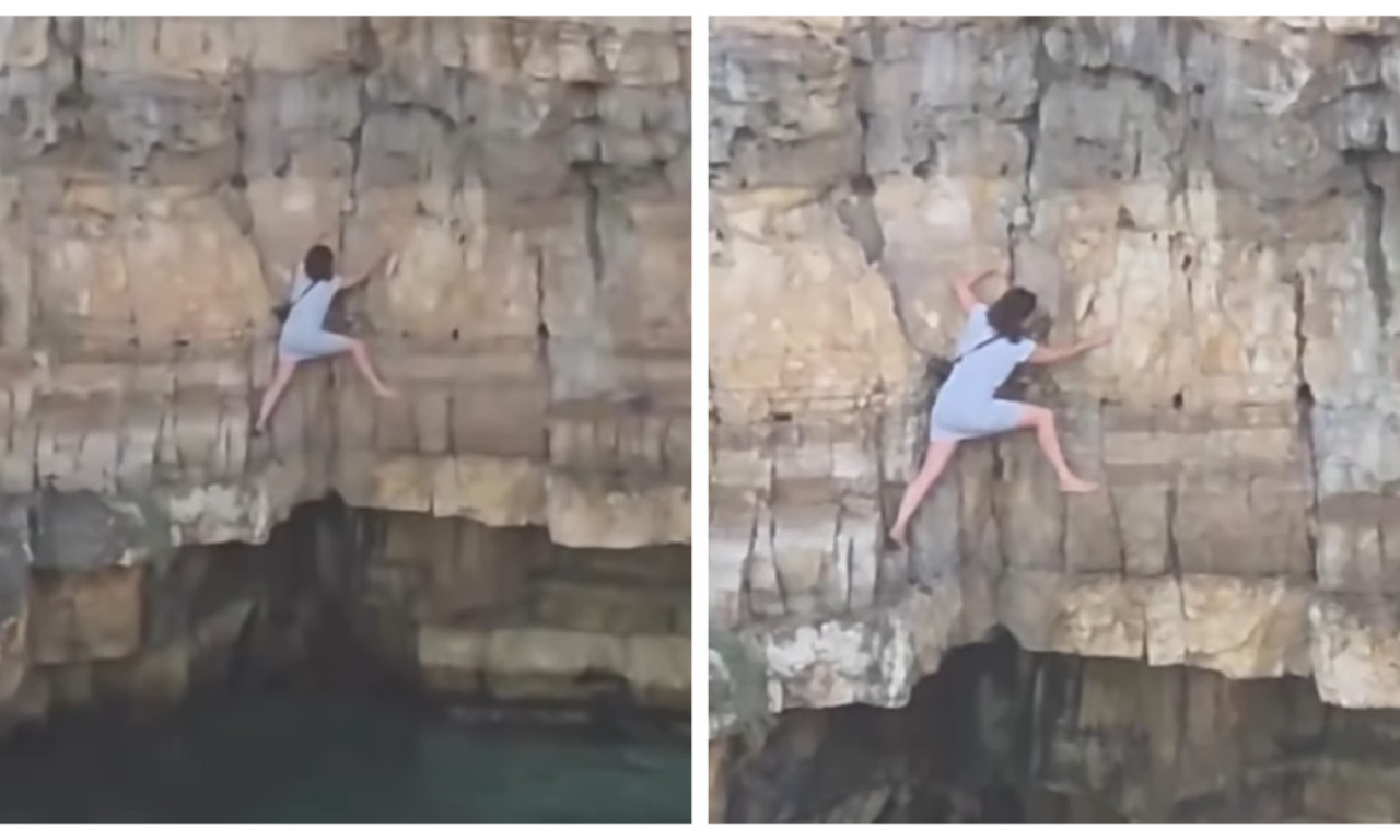 KRENULA DA SLIKA, ZAVRŠILA ZAROBLJENA NA LITICI Šta sve ljudi rade zbog jednog klika na Instagramu u Italiji (VIDEO)