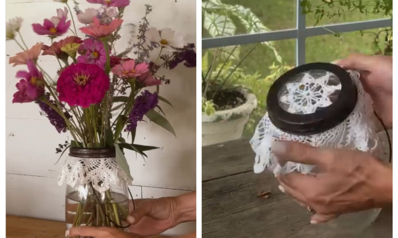 KAKO ISKORISTITI STARO MILJE Pretvorite ga u prelepu vazu za cveće (DIY VIDEO)
