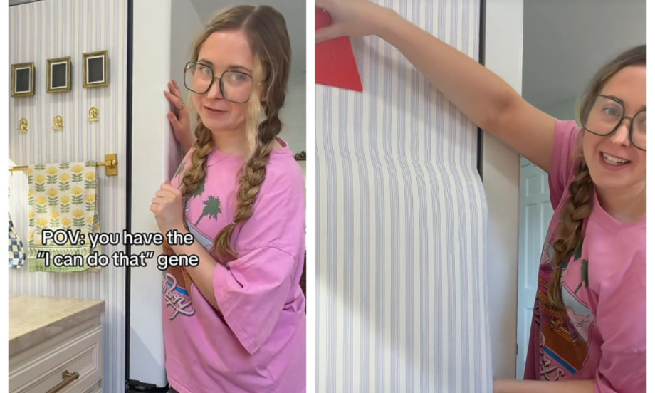 STARI FRIŽIDER IZGLEDA KAO NOV: Uz tapetu i nekoliko detalja dobila je najlepši kutak u kuhinji (DIY VIDEO IDEJE)