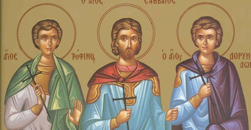 NISU SE ODREKLI VERE NI PRED SMRĆU Obeležavamo Svete Trofima, Savatija i Dorimedonta!